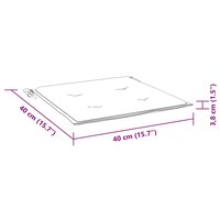 Palletkussens 4 st 40x40x3 cm oxford stof marineblauw 9