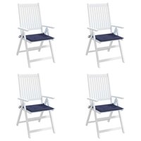 Palletkussens 4 st 50x50x3 cm oxford stof marineblauw 5