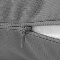 Buitenkussens 60x40 cm grijs 2 st 3