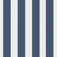 Buitenkussens 45x45 cm gestreept marineblauw 2 st 4