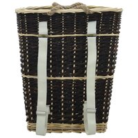 Houtmand met draagriemen 50x44x58 cm natuurlijk wilgenhout 4