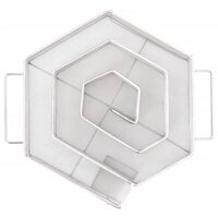 Rookgenerator koud 6-hoekig 22,5 cm roestvrij staal 4