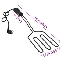 Elektrische kolenaansteker 1500 W 6