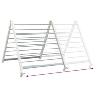 Droogrek voor badkuip uitschuifbaar 53-90 cm aluminium  6