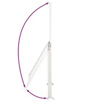 Droogrek voor badkuip uitschuifbaar 53-90 cm aluminium  7