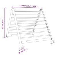 Droogrek voor badkuip uitschuifbaar 53-90 cm aluminium  8