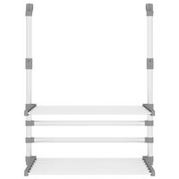 Droogrek voor balkon 54x25x42 cm aluminium 3
