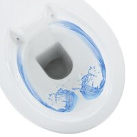 Toilet verhoogd 7 cm soft-close randloos keramiek wit 6