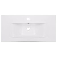 Inbouwwastafel 81x39,5x18,5 cm keramiek wit 4