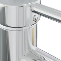 Inbouwwastafel met kraan 61x39x18 cm keramiek wit 6