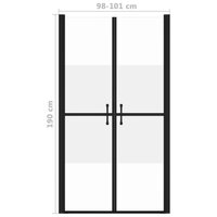 Douchedeur (98-101)x190 cm ESG halfmat 5