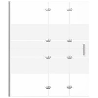 Douchewand inklapbaar 120x140 cm ESG wit 3