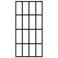 Inloopdouchewand 80x195 cm transparant gehard glas 3