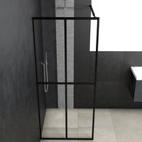 Inloopdouchewand 90x195 cm transparant gehard glas 3