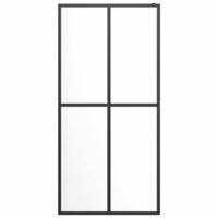 Inloopdouchewand 90x195 cm transparant gehard glas 4