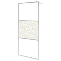 Inloopdouchewand met stenenmotief 100x195 cm ESG-glas 2