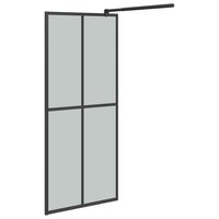 Inloopdouchescherm 80x195 cm donker gehard glas  5