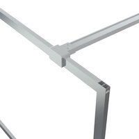 Inloopdouchewand 100x195 cm transparant ESG-glas zilverkleurig 6