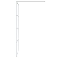 Inloopdouchewand 90x195 cm transparant ESG-glas wit 4