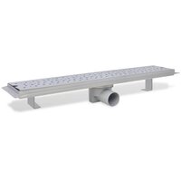 Doucheafvoer rechthoekig bubbel 630x140 mm roestvrij staal 4