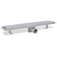 Doucheafvoer 2 st rechthoekig bubbel 630x140 mm roestvrij staal 6