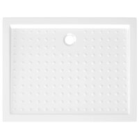 Douchebak met noppen 90x70x4 cm ABS wit 5
