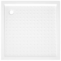 Douchebak met noppen 90x90x4 cm ABS wit 5