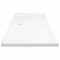 Douchebak rechthoekig 70x120 cm ABS wit 4