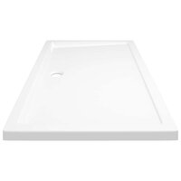 Douchebak rechthoekig 70x120 cm ABS wit 5