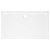 Douchebak rechthoekig 70x120 cm ABS wit 6