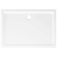 Douchebak rechthoekig 70x100 cm ABS wit 6