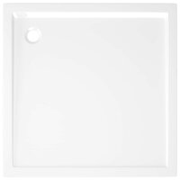 Douchebak vierkant 80x80 cm ABS wit 6