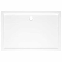 Douchebak rechthoekig 80x120 cm ABS wit 5