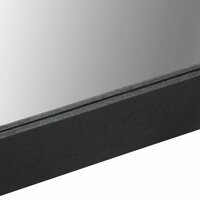 Badkamerspiegel 50x70x2,5 cm bewerkt hout en messing zwart 6