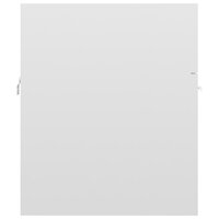 Wastafelkast 41x38,5x46 cm bewerkt hout hoogglans wit 4