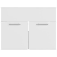 Wastafelkast 60x38,5x46 cm bewerkt hout wit 5