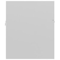 Wastafelkast 90x38,5x46 cm bewerkt hout hoogglans wit 6