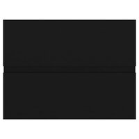 Wastafelkast 60x38,5x45 cm bewerkt hout zwart 4