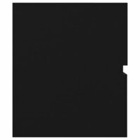 Wastafelkast 60x38,5x45 cm bewerkt hout zwart 5