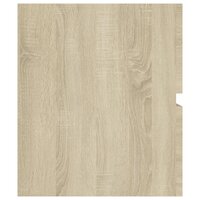 Wastafelkast 100x38,5x45 cm bewerkt hout sonoma eikenkleurig 6