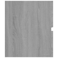 Wastafelkast 90x38,5x45 cm bewerkt hout grijs sonoma eikenkleur 8