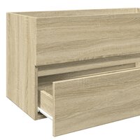 Wastafelkast 90x38,5x45 cm spaanplaat sonoma eikenkleurig 8