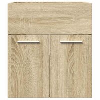 Wastafelkast 41x38,5x46 cm bewerkt hout sonoma eikenkleurig 4