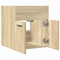 Wastafelkast 41x38,5x46 cm bewerkt hout sonoma eikenkleurig 7
