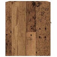 Wastafelkast 41x38,5x46 cm bewerkt hout oud houtkleurig 5