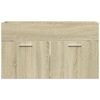 Wastafelkast 80x38,5x46 cm spaanplaat sonoma eikenkleurig 4
