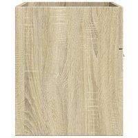 Wastafelkast 90x38,5x46 cm bewerkt hout sonoma eikenkleurig 5