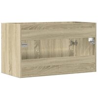 Wastafelkast 90x38,5x46 cm bewerkt hout sonoma eikenkleurig 6