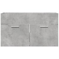 Wastafelkast 90x38,5x46 cm bewerkt hout betongrijs 4