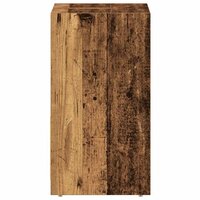 Wastafelkast 60x33x60 cm bewerkt hout oud houtkleurig 7